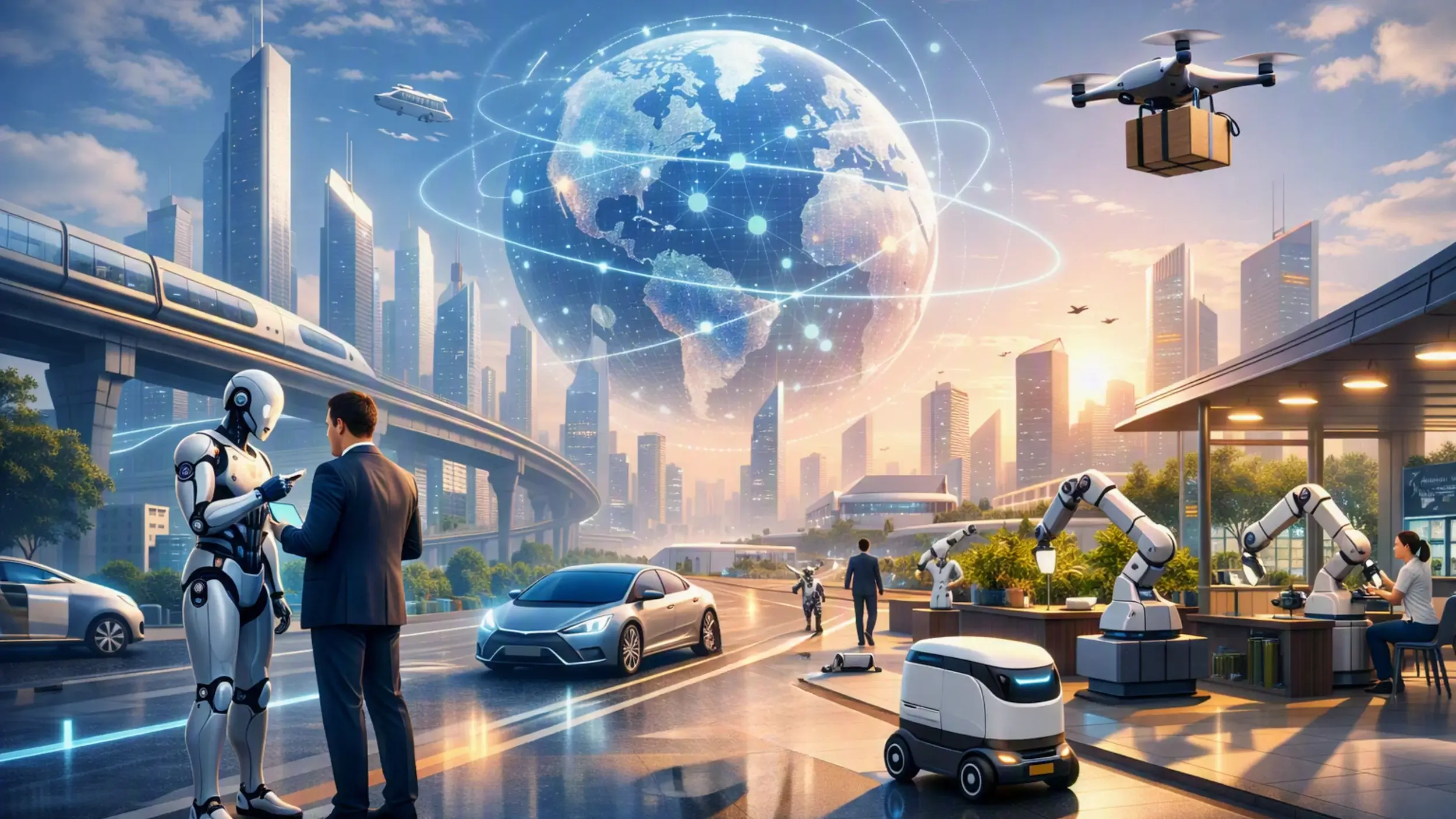 Future robotics innovation supporting human and automated work